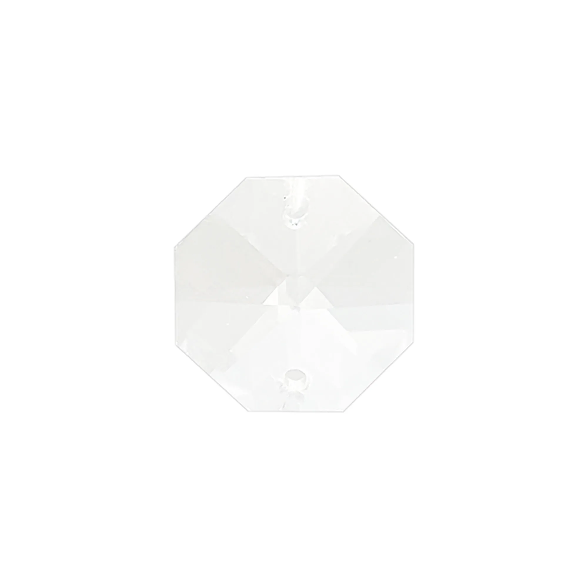 C50020  Crystal Octagon Without Ring 20mm